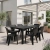 Gartenmöbel Set Julia & 6 Bilbao Sessel – Essgruppe in Polyrattan-Optik (Graphit) mercurius.webp