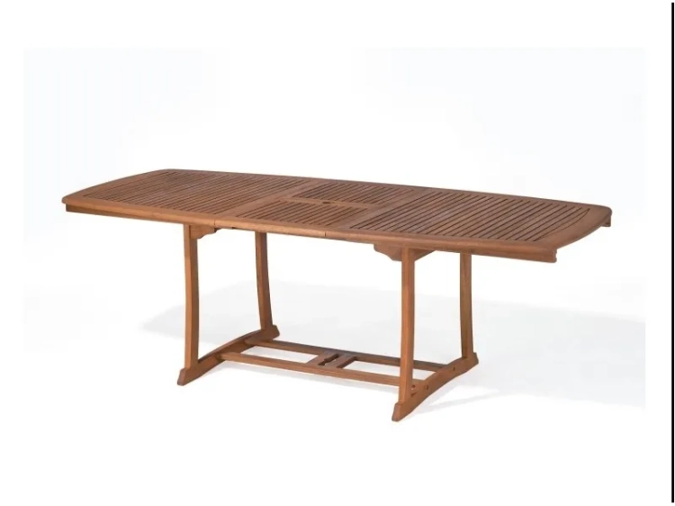 Ausziehtisch für Gartenmöbel Set Holz