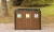 Wertstoffsammler Prestige 3×75 l Stahl mit Holzleisten EN 1176 – Bild 5