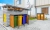 Mülltonnenbox HERAKLES III für 3 x 120 l Stahl/Holz – Bild 4