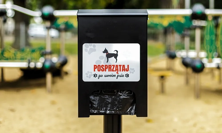 Hundekotbeutelspender FIBI Stahl zur Wandmontage – Bild 3