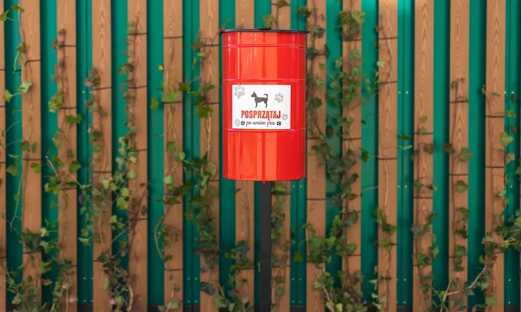 Hundekotbehälter TOBI 30 l Stahl Hygienezertifikat – Bild 3