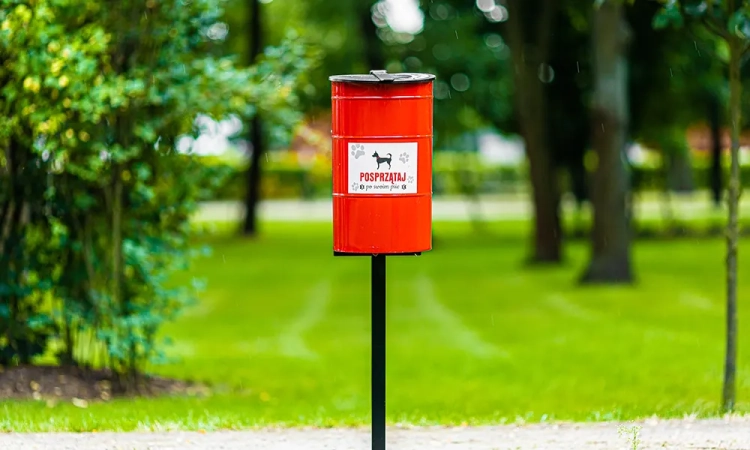 Hundekotbehälter TOBI 30 l Stahl Hygienezertifikat – Bild 4
