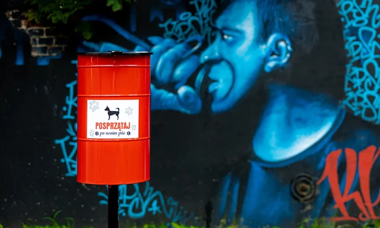 Hundekotbehälter TOBI 30 l Stahl Hygienezertifikat – Bild 7