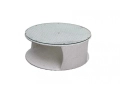 Gartentisch Polyrattan weiß