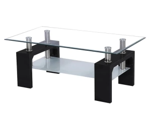 Couchtisch Glas Leon Black