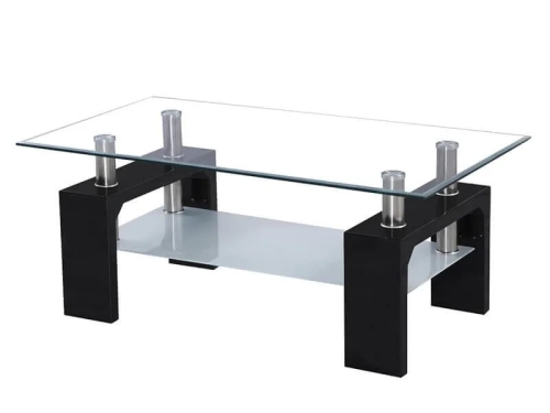 Couchtisch Glas Leon Black