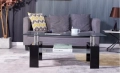 Glas Couchtisch Leon Black