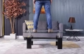 Couch Tisch Glas Leon Black