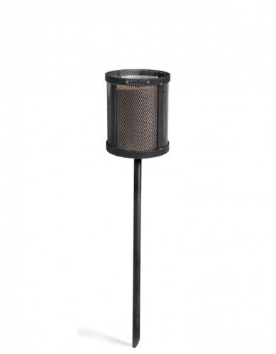 Schwedenfackel-Halter BRUNO auf Erdspieß, 105 cm – Ansicht 2