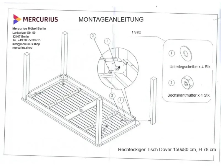 Gartenmoebel-Set DOVER Eukalyptusholz Auflagen 9