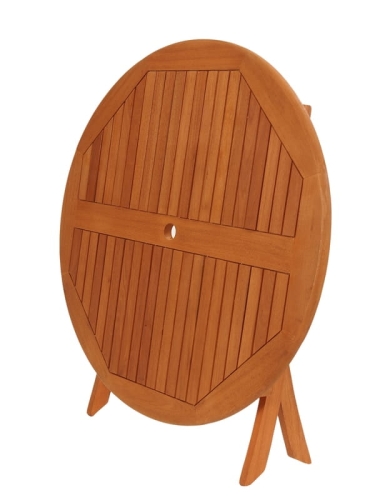 Tisch Bradford rund, Vorderansicht.