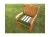 Holz Gartensessel massiv mit Auflagen