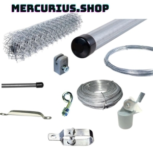 Kompletter galvanisierter gesponnener Maschendrahtzaun