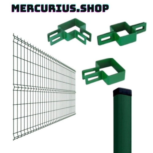 Kompletter3D-Plattenzaun Länge 25 M