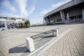 Parkbank Roma Solid ohne Rückenlehne