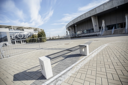 Parkbank Roma Solid ohne Rückenlehne
