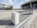 Parkbank Roma Solid ohne Rückenlehne