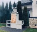 Räucherei mit Grill Set und zusätzlichen Regal