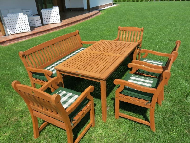 Gartentisch DOVER Eukalyptusholz 6 Personen 2