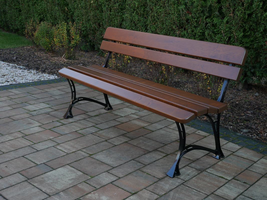 Gartenbank Royal ohne Armlehne 150 cm Gusseisen 2