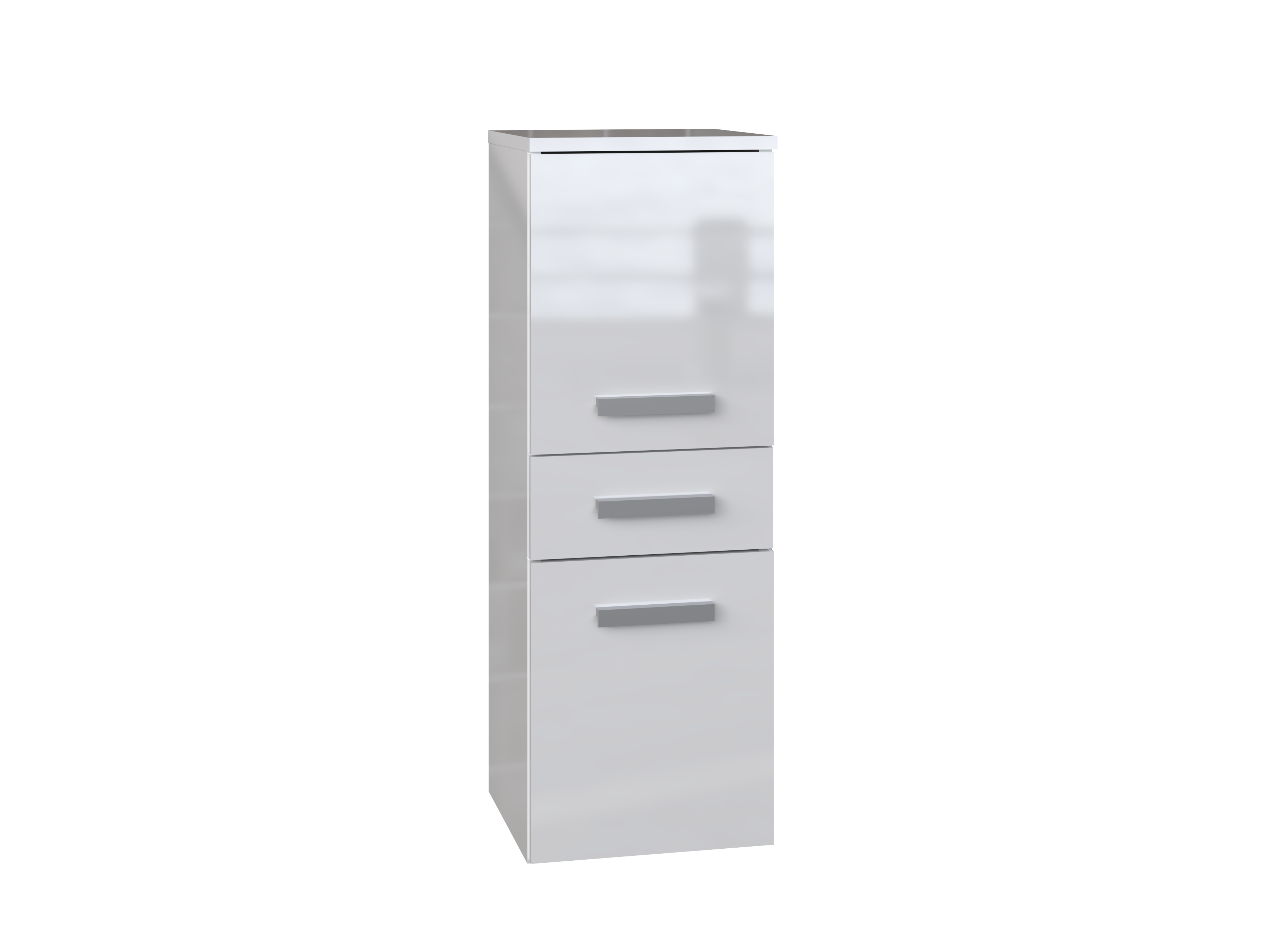 Badezimmerschrank NEL V DDS weiss glaenzend