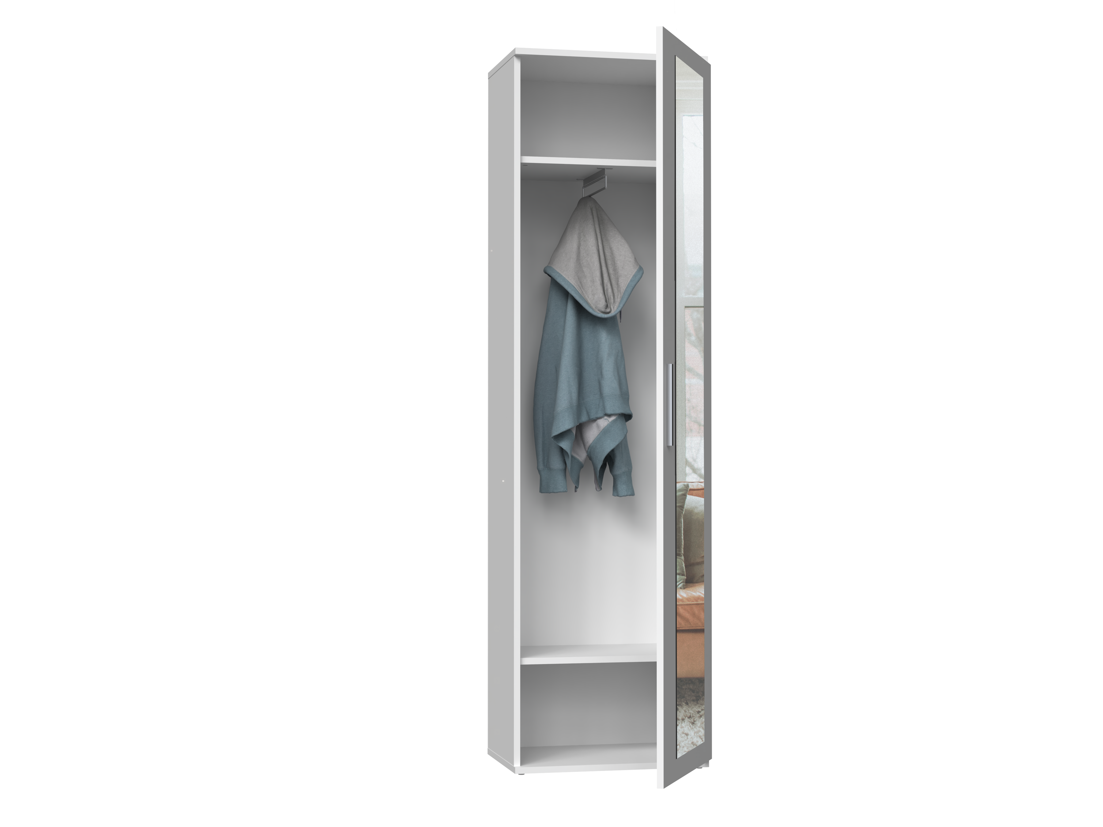Flurschrank DUO weiss 2
