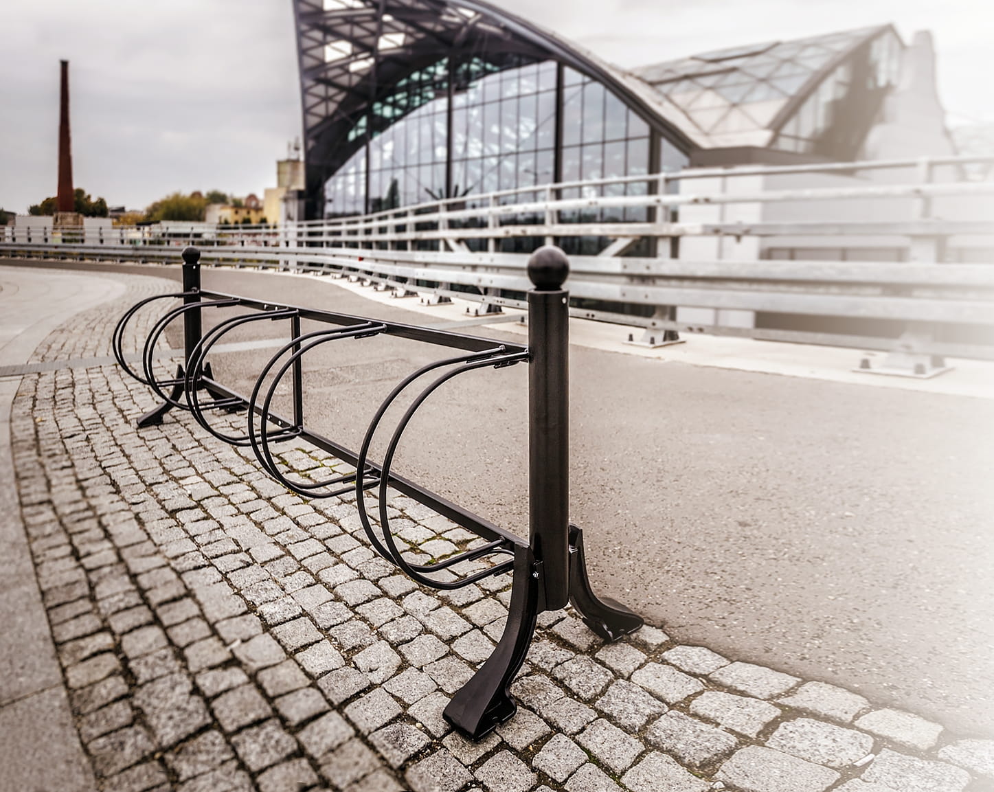 Fahrradstaender Lodz Stahl 5 Stellplaetze