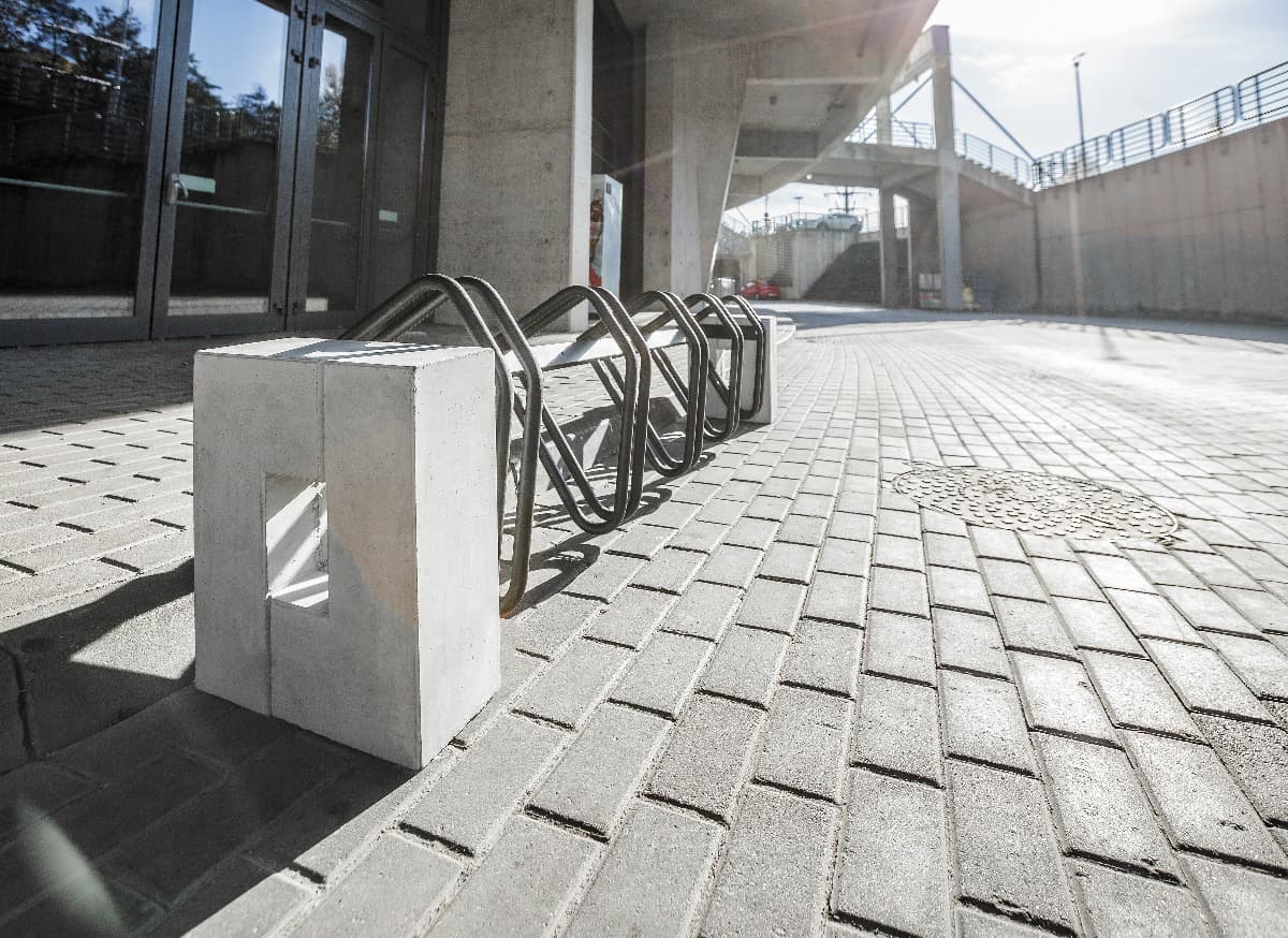 Fahrradstaender Roma Architekturbeton 5 Stellplaetze 2