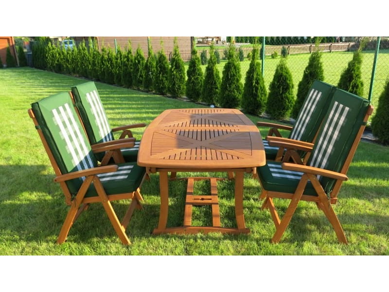 Gartentisch BIRMINGHAM ausziehbar Eukalyptusholz 230 cm 2