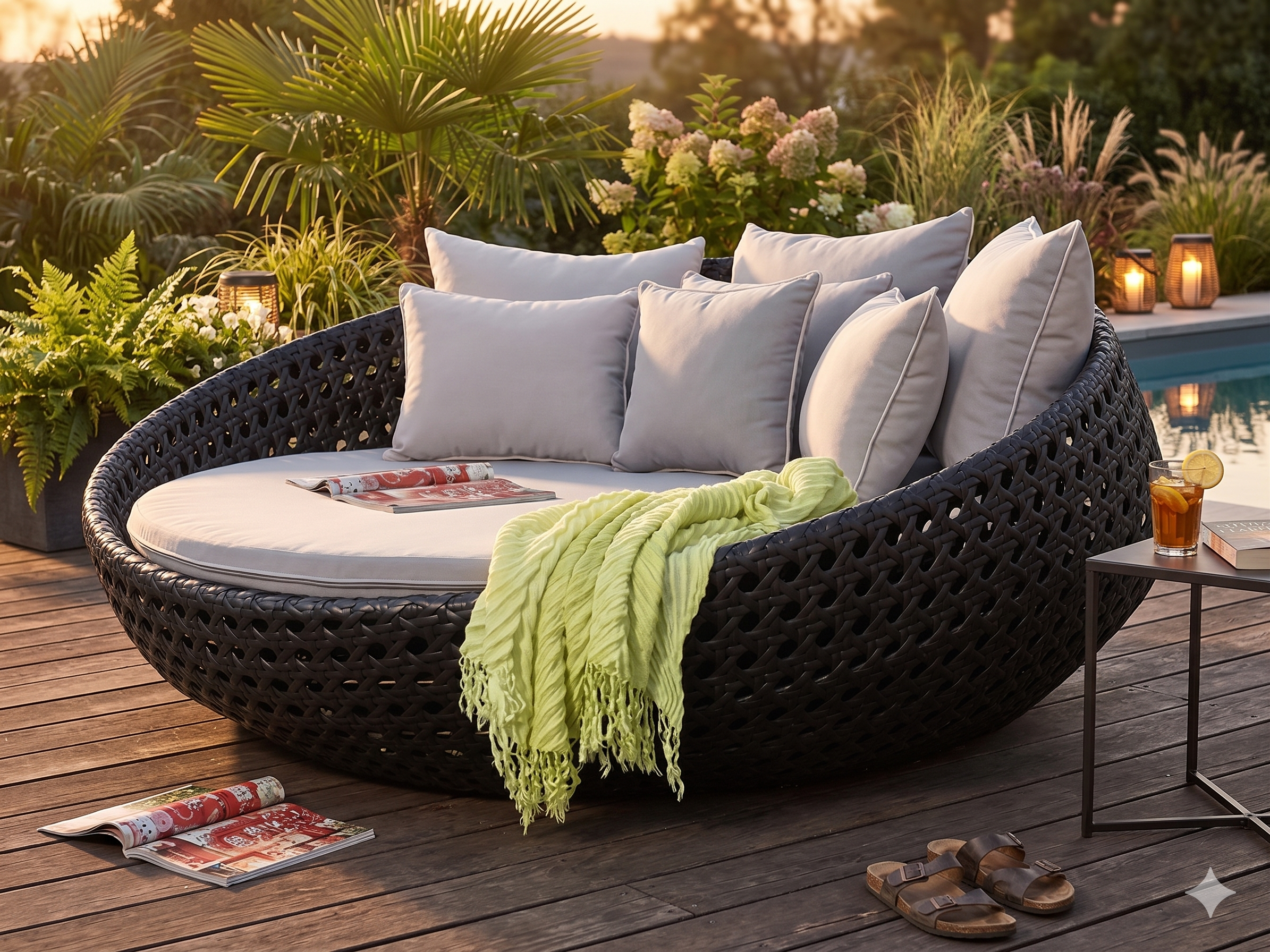 Sonneninsel Polyrattan Berlin: Die perfekte Lounge für Ihre Terrasse